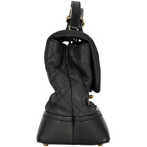 Chanel Mark Matelasse Caviar Bag Black Coco 2WAY Chain Shoulder Skin